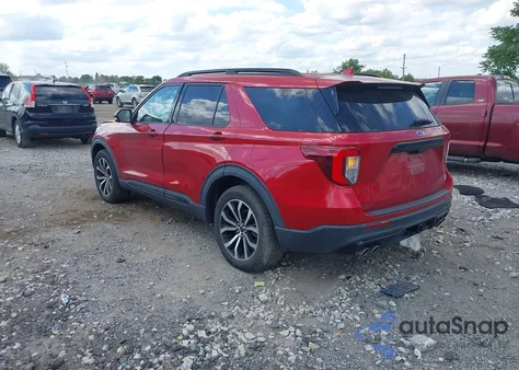 2020 Ford Explorer St из США, поврежденный, VIN 1FM5K8GCXLGA42648
